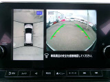 アラウンドビューモニター。空の上から見下ろすような視点でスムース駐車。