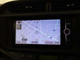 トヨタ純正のメモリーナビゲーションが付いています。