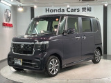 全国納車可 第三者機関証明書付 H SENSING 新車保証 試乗車 ワンオーナー ナビLXU-242NBi TV Rカメラ CD録音 BTオ-ディオ装備のN-BOXカスタム ベースグレード入庫