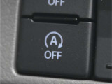 アイドリングストップで燃費に貢献♪エアコン優先したい場合はこちらのスイッチで機能OFFにすることが可能です。