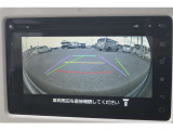 画面切り替えで車の前方も確認できます。