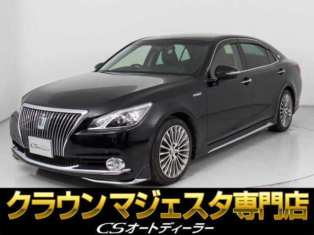 クラウンマジェスタ3.5 Fバージョン黒本革 フルエアロ 禁煙車OP18AW