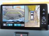 ガイドライン付バックカメラで、バックの安心感がとても増しますね!
