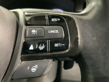 クルーズコントロールを装備しています。高速道路などで一定の速度で走ってくれるので運転が楽ですよ!速度を設定できますので、スピードの出しすぎにも注意できます。