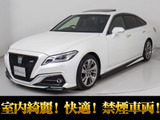 ★トヨタ クラウンHV 2.5RSアドバンス 後期型★★サンルーフ★黒本革★フルエアロ★BSM★★パノラミックビュー★セーフティセンス★★プリクラッシュ★レーダークルーズ★★クリアランスソナー★SDマルチナビ★