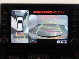 パノラミックビューモニター付きです。車両を上から見たような映像をモニター画面に表示。運転席からの目視では見にくい、車両周辺の状況をリアルタイムでしっかり確認できます。