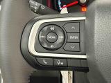 ナビゲーションやオーディオなどを取り付けた場合にはその操作がハンドルの手元でできるステアリングスイッチが付いてます