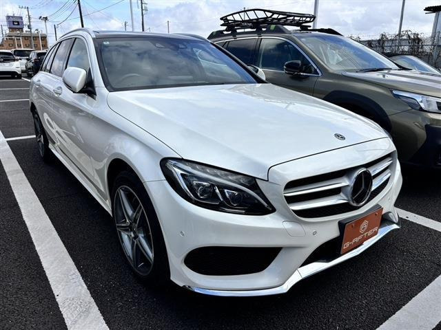 Cクラスワゴン C220d ローレウスエディション サンルーフ 禁煙車 黒革シート