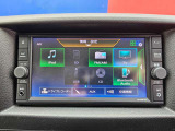 日産純正メモリーナビ。操作も簡単なタッチパネルです。