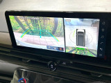【アラウンドビューモニター】専用のカメラにより、上から見下ろしたような視点で360度クルマの周囲を確認することができます☆死角部分も確認しやすく、狭い場所での切り返しや駐車もスムーズに行えます。