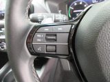 ハンドルにオーディオの操作スイッチが装備されています!視線を前方から外さずハンドルから手を離さずに操作できるのでとっても安全ですね♪