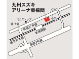 当店、スズキアリーナ東福間はJR鹿児島本線 東福間駅を降りて宗像方面にすぐの位置にございます!