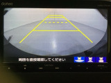 バックでの車庫入れも安心です! リアカメラが付いているバックモニター付のナビを装備しております。操作線もついており距離感も画面から確認できます。