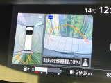 【アラウンドビューモニター】専用のカメラにより、上から見下ろしたような視点で360度クルマの周囲を確認することができます☆死角部分も確認しやすく、狭い場所での切り返しや駐車もスムーズに行えます。