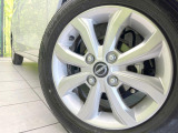【純正14インチアルミホイール】外観にマッチした純正アルミホイールを装着しております。各種社外アルミホイールや、スタッドレスタイヤも取扱いしております。是非ご相談ください♪