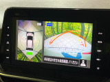 【アラウンドビューモニター】専用のカメラにより、上から見下ろしたような視点で360度クルマの周囲を確認することができます☆死角部分も確認しやすく、狭い場所での切り返しや駐車もスムーズに行えます。