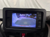 見えづらい車体後方部を映像で映し出してしっかりサポート!難しいバック駐車も安心です♪