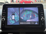 【アラウンドビューモニター】上空から見下ろしているかのような映像で駐車をサポート。安心です。
