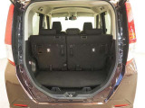 広々としたラゲージスペースを備えています。大きなものや長さのある荷物もしっかりと積み込めます。