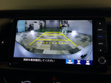 バックカメラの画像です。ガイドラインがスムースな車庫入れをサポートいたします!車庫入れの安心感がアップしますね☆