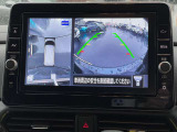上から見たような画像で車庫入れなどに便利なアラウンドビューモニター