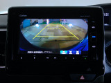 バックカメラの画像です。ガイドラインがスムースな車庫入れをサポートいたします!車庫入れの安心感がアップしますね☆