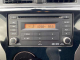 純正オーディオでCD・AM/FMラジオ付きで、それぞれ6チャンネルまで登録できます。