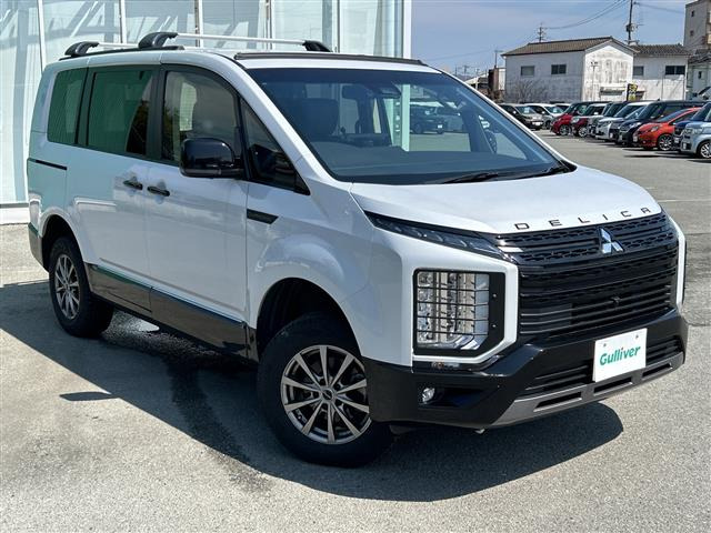 デリカD:5 2.2 シャモニー 4WD 本革シート ワンオーナー