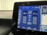 左右独立温度コントロールフルオートエアコンです。運転席、助手席それぞれで独立して温度設定ができます。冷え性の方が乗っても安心ですね♪