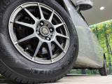 【14インチアルミホイール】外観にマッチしたアルミホイールを装着しております。各種アルミホイールや、スタッドレスタイヤも取扱いしております。是非ご相談ください♪
