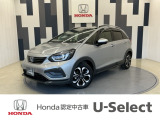 フィットが入庫しました!年式は令和3年、グレードは「e:HEVクロスター ホンダセンシング」、ボディカラーは、ルナシルバーメタリックです!