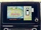 駐車場や交差点で周囲の安全確認をサポートする「パノラミックビューモニター」を搭載。