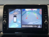 クルマを空から見たような映像が映る、アラウンドビューモニターで、車両周辺の安全確認も一目できます!小さなお子様や障害物も確認できるので、運転のしやすさだけでなく事故防止にも役立ち安心して駐車できます♪