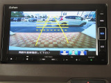 ギヤをRに入れるとナビの画面に後ろの映像が映るリヤカメラ付!後退時の安全確認やコンディションの悪い視界でもカラーバックモニターがドライバーをサポート☆☆☆