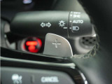◆減速セレクター◆ステアリングホイールの左右に取り付けられた2つのパドルスイッチで減速の強さを調整。 左側の「-」を操作すると減速を強く、右側の「+」を操作すると減速を弱くすることができます。