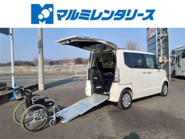 N-BOX+ G 車いす仕様車 4WD スロープ 電動ウインチ リモコン付 ナビ バ
