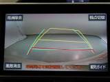 バックガイドモニターで、後方を確認しながら安心して駐車することができます。運転初心者も熟練者も必須の機能ですよ!
