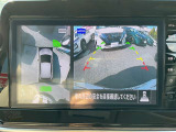 アラウンドビューモニター装備です 上から見たイメージで駐車出来ます