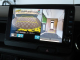 ★マルチビューカメラシステム★ギヤをRに入れるとナビの画面には上空から見下ろし感覚の映像がドライバーをアシスト★