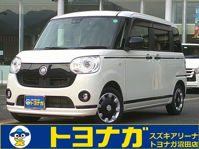 ムーヴキャンバスG ブラックアクセント VS SAIII 4WD純正ナビTV パノラマモニター ETC車載器 ド