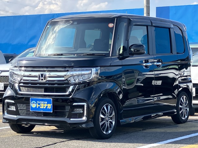 N-BOXカスタム L 雹凹み 純正ナビTV