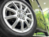 【14インチアルミホイール】外観にマッチしたアルミホイールを装着しております。各種アルミホイールや、スタッドレスタイヤも取扱いしております。是非ご相談ください♪