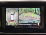 【パノラマモニター】専用のカメラにより、上から見下ろしたような視点で360度クルマの周囲を確認することができます☆死角部分も確認しやすく、狭い場所での切り返しや駐車もスムーズに行えます。