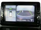安心安全の360度見渡せるアラウンドビューモニター付です。