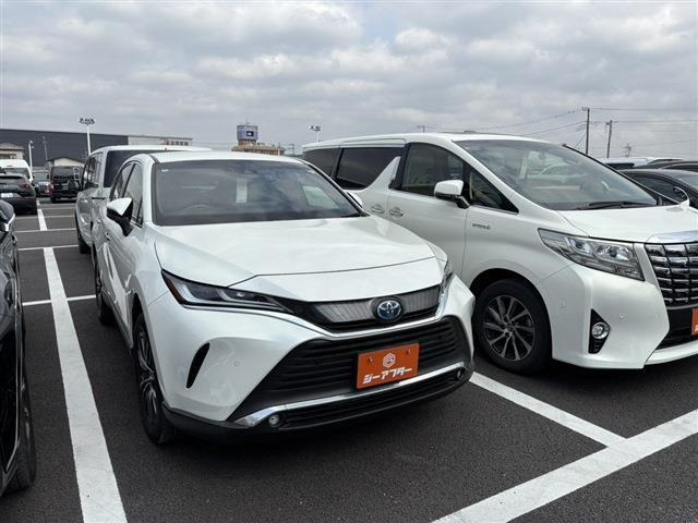 ハリアー2.5 ハイブリッド G レザーパッケージ禁煙車 黒革シート 純正12型ナビ