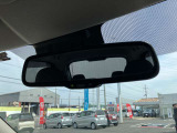 バックミラーは大きくて後ろが確認しやすいです!