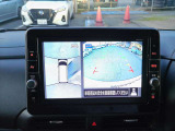 車の全周囲を確認できるアラウンドビューモニター