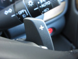 マニュアル車のような感覚で、ワインディングロードでも車を操れるパドルシフト付きです。長い下り坂でのエンジンブレーキや、高速道路の合流の際の加速も思いのままです。