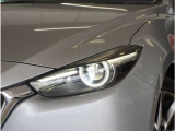 【LEDヘッドライト】省電力で長寿命の明るく運転しやすいLEDヘッドランプです。明るく照らすので暗い夜道からお客様を守ってくれます。お近くの広島マツダまでお越しください。