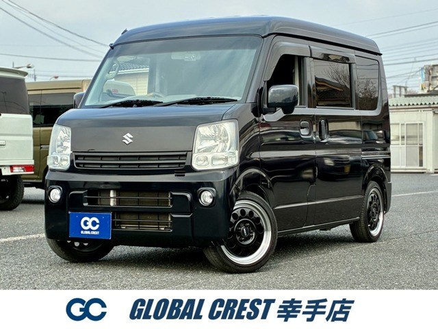 エブリイ ジョイン ターボ ハイルーフ 1年保証 ハイル-フ インパネ5MT 車高調